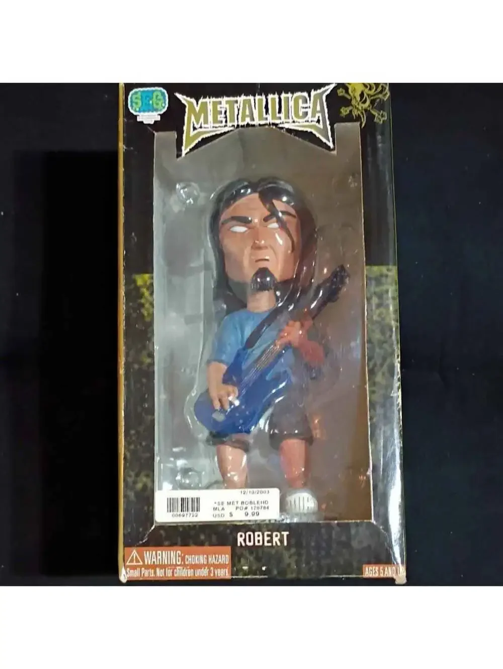 Metallica Robert Bobblehead Figure in Original Box